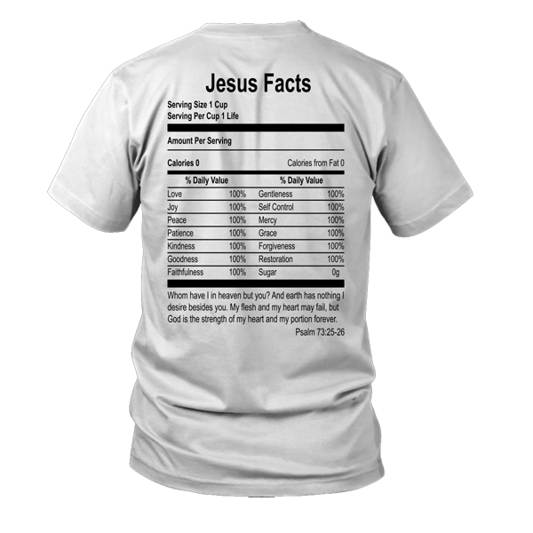 Jesus Facts t shirt NA