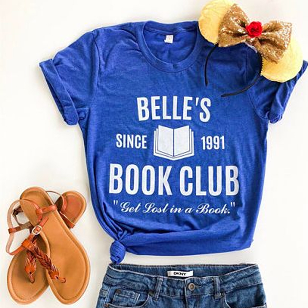 belle's book club t shirt NA