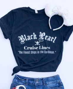 black pearl cruise lines t shirt NA