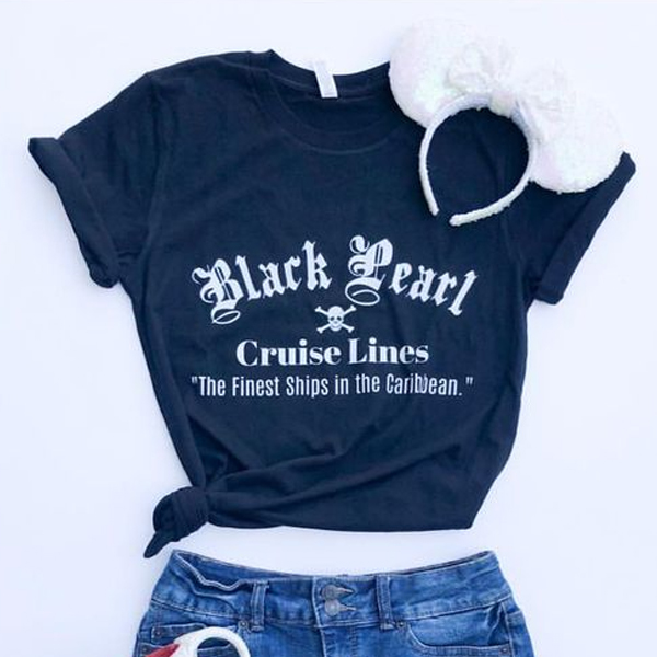 black pearl cruise lines t shirt NA