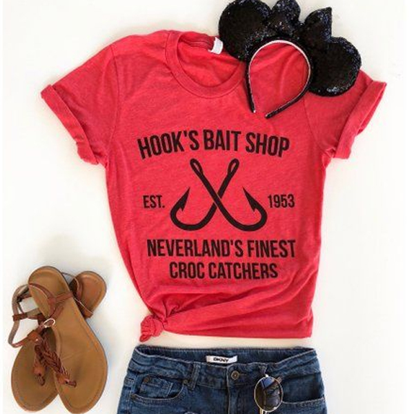 hook's bait shop t shirt NA