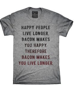 Bacon Logic t shirt NA