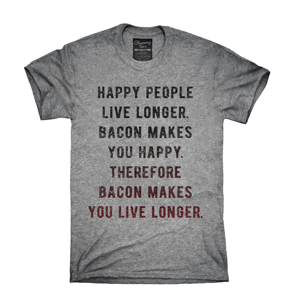 Bacon Logic t shirt NA