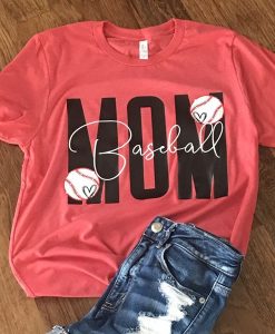 Baseball Mom t shirt NA