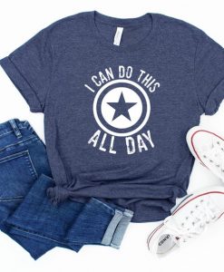 Captain America I Can Do This All Day T Shirt NA