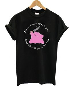 Ditto Holding Knife Pokemon t shirt NA