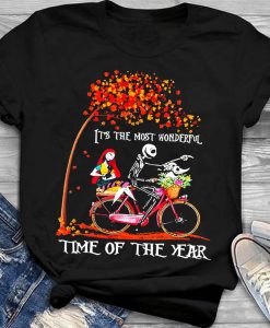 Fall Jack And Sally It's The Most Wonderful Time Of Year Classic Shirt NA