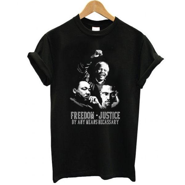 Mandela, Martin Luther King Malcolm t shirt NA