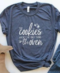 Pregnancy Announcement Cookie t shirt NA