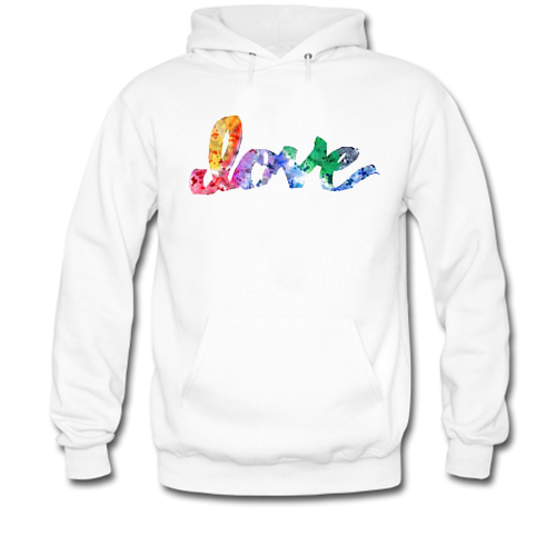 RAINBOW LOVE hoodie NA