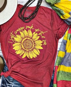 Red Sunflower t shirt NA