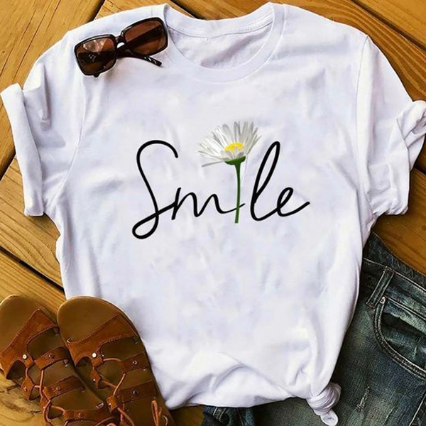 Smile Flower t shirt NA