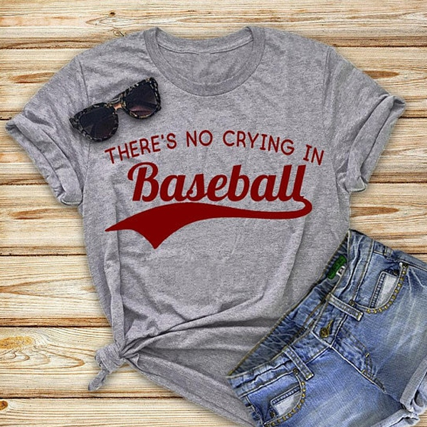 There is No Crying In Baseball t shirt NA