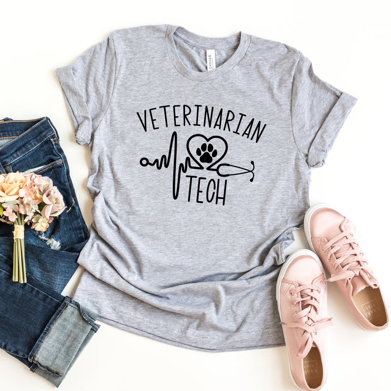 Veterinarian Tech T Shirt NA