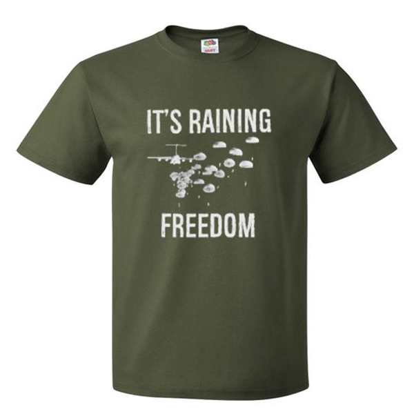 its raining freedom t shirt NAA