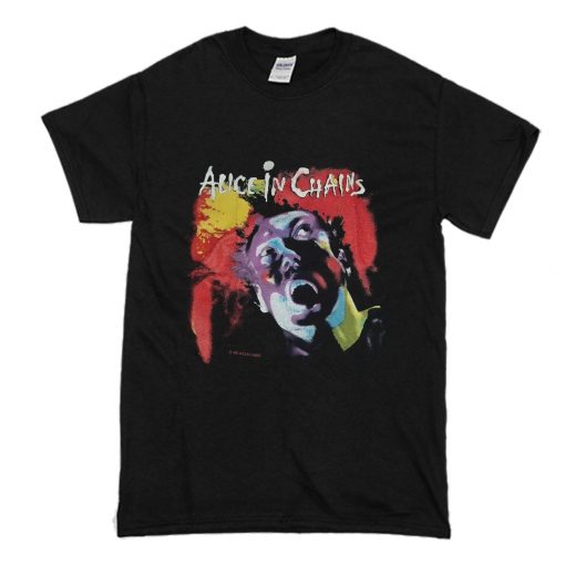 1990 Vintage Alice in Chains Facelift Tour T Shirt NA