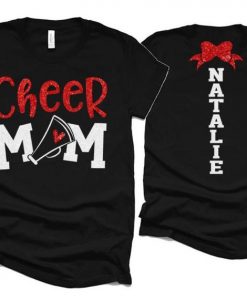 Cheer Mom Shirt twoside NA