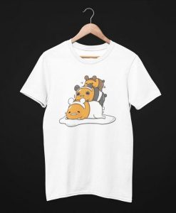 Gudetama Bear Cuddle Cute T-Shirt NA