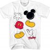 Mickey Mouse Not Assembled Disneyland World T Shirt NA