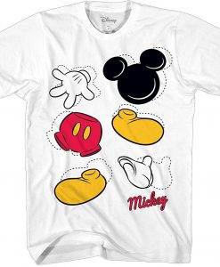 Mickey Mouse Not Assembled Disneyland World T Shirt NA