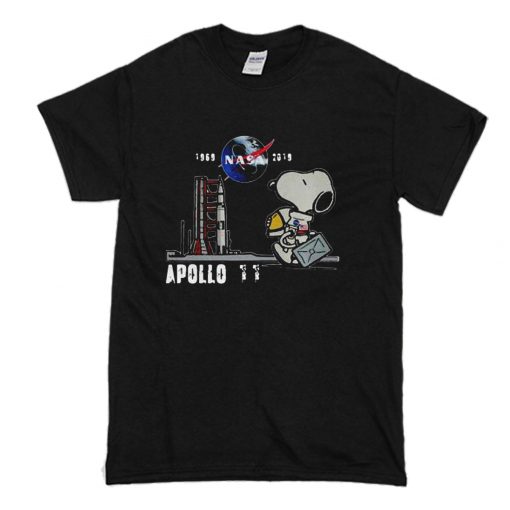 Nasa 1969 2019 Apollo 11 Astronaut Snoopy T-Shirt NA