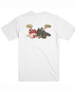 No Fear Pussy Chicken T-Shirt Back NA