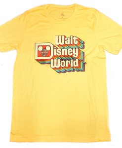 Retro Walt Disney World Logo T Shirt NA