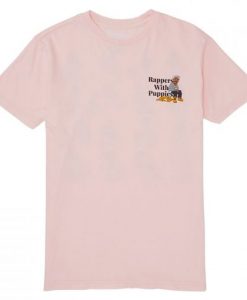 Dog Limited Rappers With Puppies Pink T Shirt NA