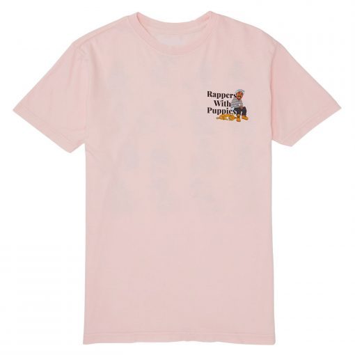 Dog Limited Rappers With Puppies Pink T Shirt NA