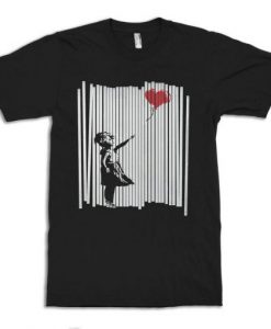 Banksy Girl with Balloon T-Shirt NA