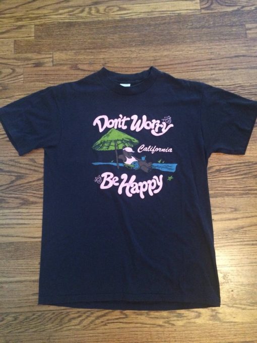 California dont worry be happy tshirt NA