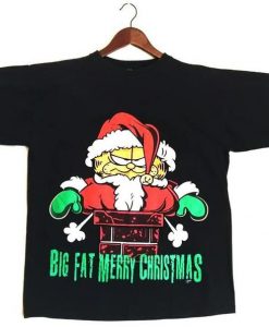 Garfield Big Fat Merry Christmas t-shirt NA