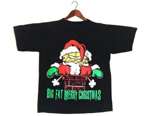 Garfield Big Fat Merry Christmas t-shirt NA