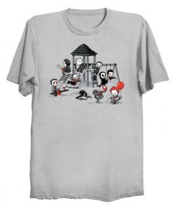Horror Park Cute Horror Movie Villains T-Shirt NA
