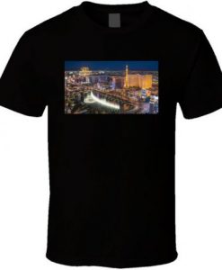 Las Vegas Strip Casino Gambling Lucky T Shirt NA