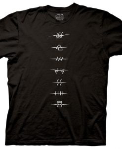 Shippuden Anti Village Symbols Crew T-Shirt NA