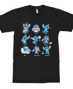 Stitch Emotions Funny T-Shirt NA