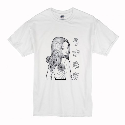 Tomie Junji Ito Uzumaki T Shirt NA