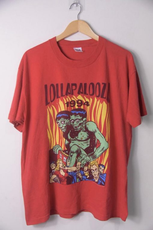 Vintage 90s Lollapalooza 1994 Tour T-Shirts NA