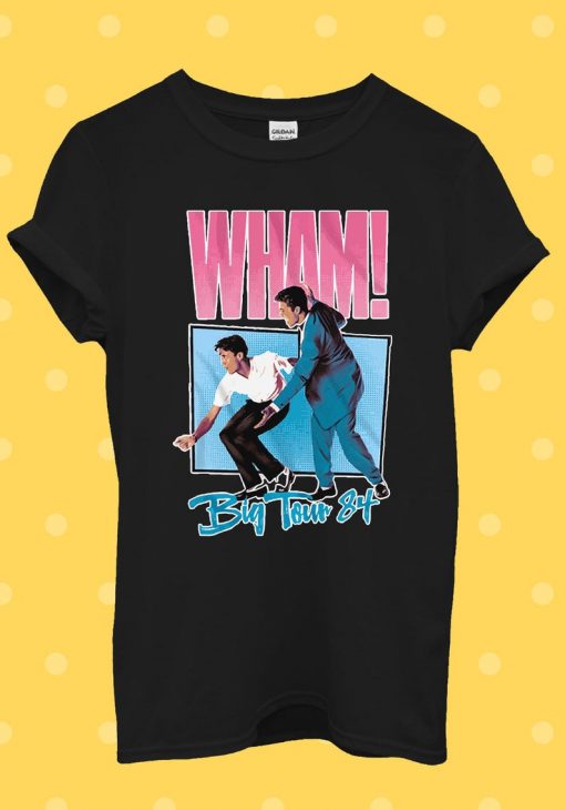 Wham! Big Tour 84 George Michael T Shirt NA