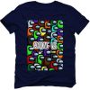 Among Us Collage Pattern T-Shirt NA