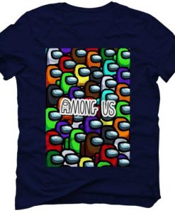 Among Us Collage Pattern T-Shirt NA