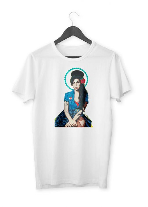 Amy Winehouse Street Art Organic T-Shirt NA