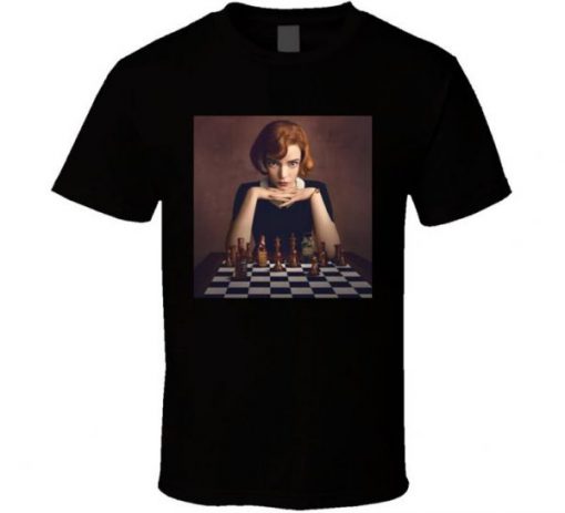 Beth Harmon Chess Prodigy Queens Gambit T Shirt NA
