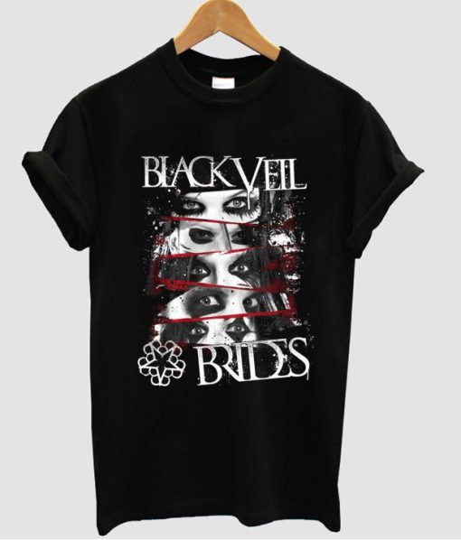 Black Veil Brides BVB 5 face eyes T Shirt NA