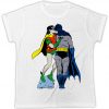 Funny Batman VS Superman Kissing T-Shirt NA