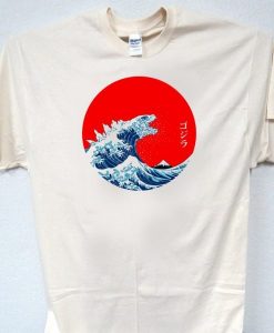 Godzilla Japanese Art Cool T Shirt NA