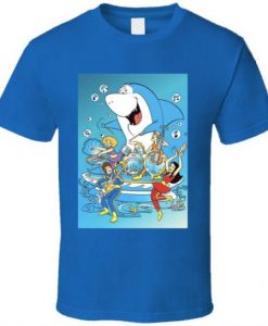 Jabberjaw Band Cartoon T Shirt NA