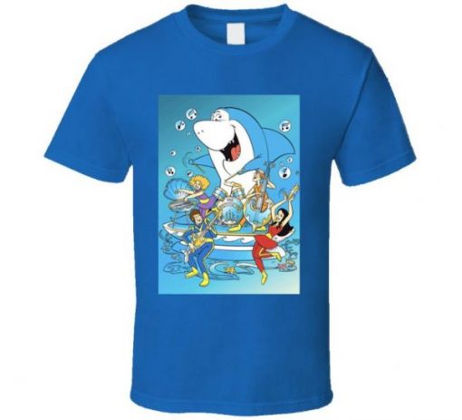 Jabberjaw Band Cartoon T Shirt NA