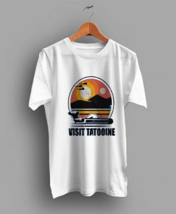 Land Speeder Visit Tatooine Scifi Geek T Shirt NA